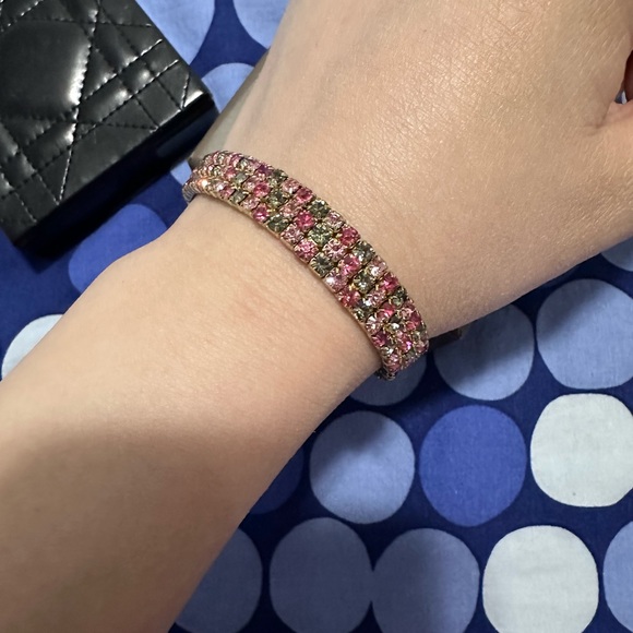 Crystal bracelet band 18cm approximately inner circumference - Picture 1 of 2